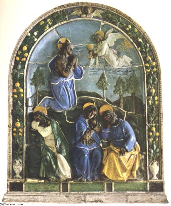 Wikioo.org - The Encyclopedia of Fine Arts - Painting, Artwork by Andrea Della Robbia - Agony in the Garden