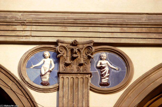WikiOO.org - Encyclopedia of Fine Arts - Malba, Artwork Andrea Della Robbia - Tondo