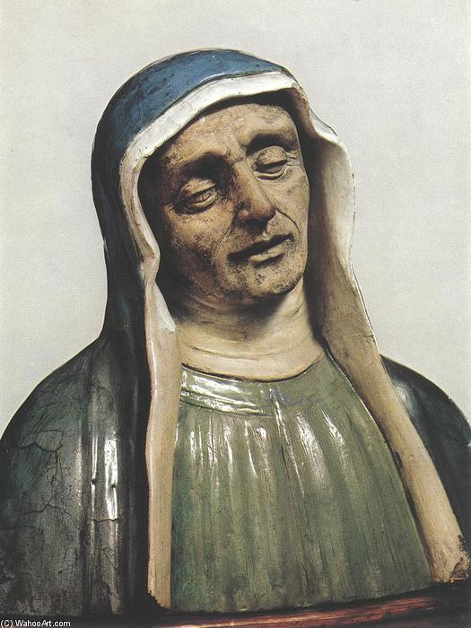 Wikioo.org - สารานุกรมวิจิตรศิลป์ - จิตรกรรม Giovanni Della Robbia - Bust of a Saint