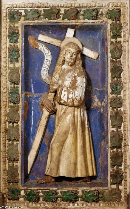 Wikioo.org – L'Enciclopedia delle Belle Arti - Pittura, Opere di Giovanni Della Robbia - Cristo portacroce cross