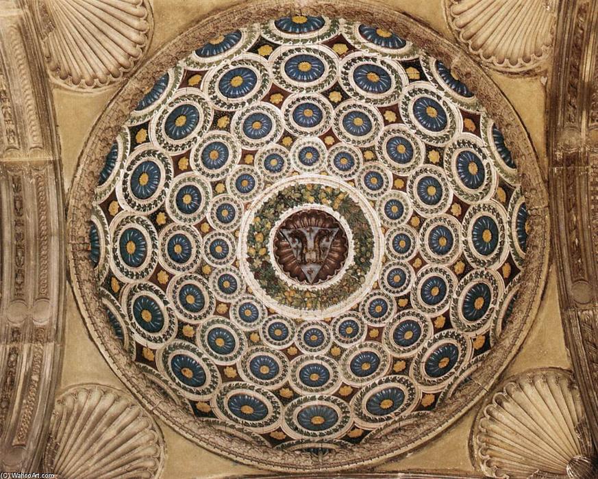 WikiOO.org - Encyclopedia of Fine Arts - Lukisan, Artwork Luca Della Robbia - Cupola of the Portico