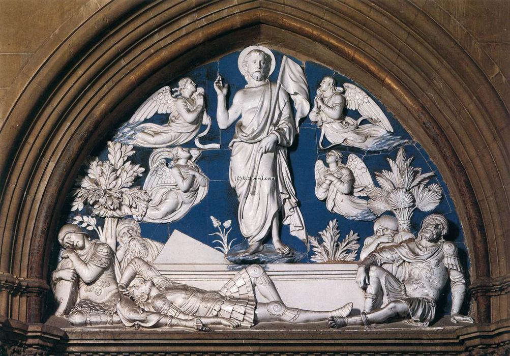 WikiOO.org - Encyclopedia of Fine Arts - Lukisan, Artwork Luca Della Robbia - Resurrection