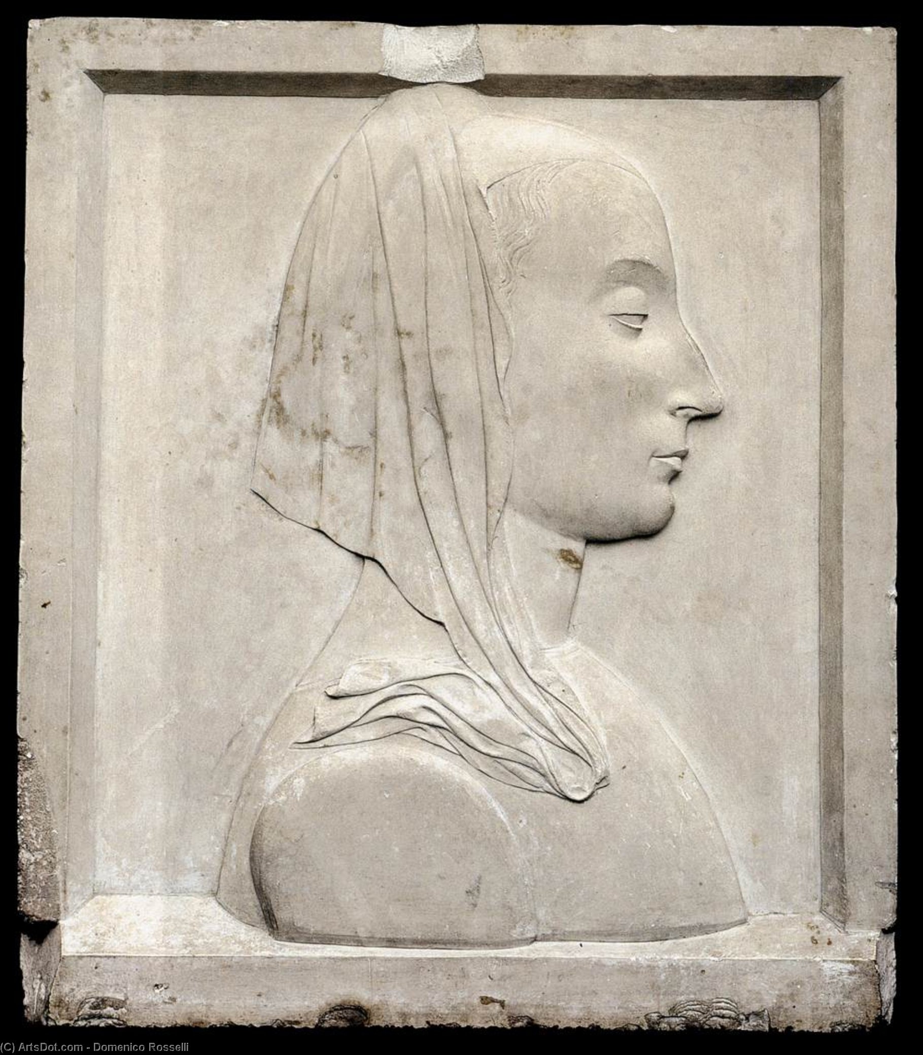 WikiOO.org - Encyclopedia of Fine Arts - Lukisan, Artwork Domenico Rosselli - Portrait of Battista Sforza