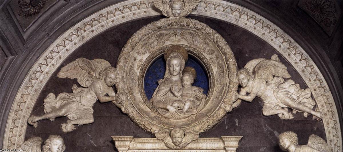 WikiOO.org - Enciklopedija likovnih umjetnosti - Slikarstvo, umjetnička djela Antonio Rossellino - Tomb of the Cardinal of Portugal (detail)