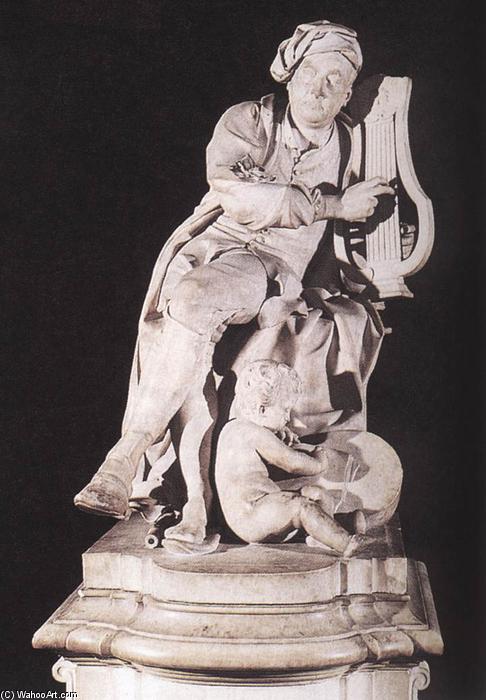 Wikioo.org – La Enciclopedia de las Bellas Artes - Pintura, Obras de arte de Louis François Roubiliac - Georg Friedrich Händel