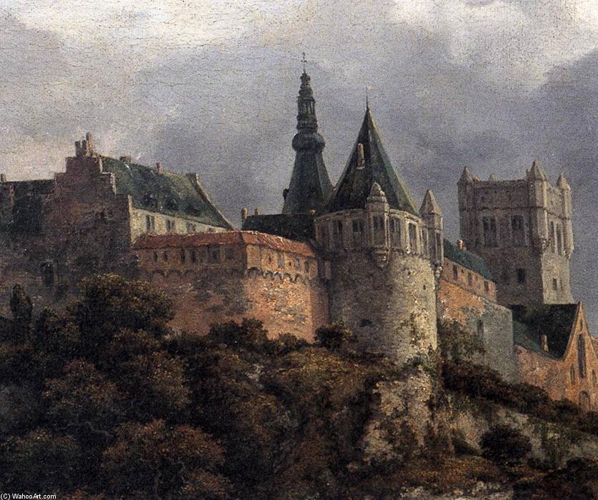 Wikioo.org - Bách khoa toàn thư về mỹ thuật - Vẽ tranh, Tác phẩm nghệ thuật Jacob Isaakszoon Van Ruisdael (Ruysdael) - Bentheim Castle (detail)