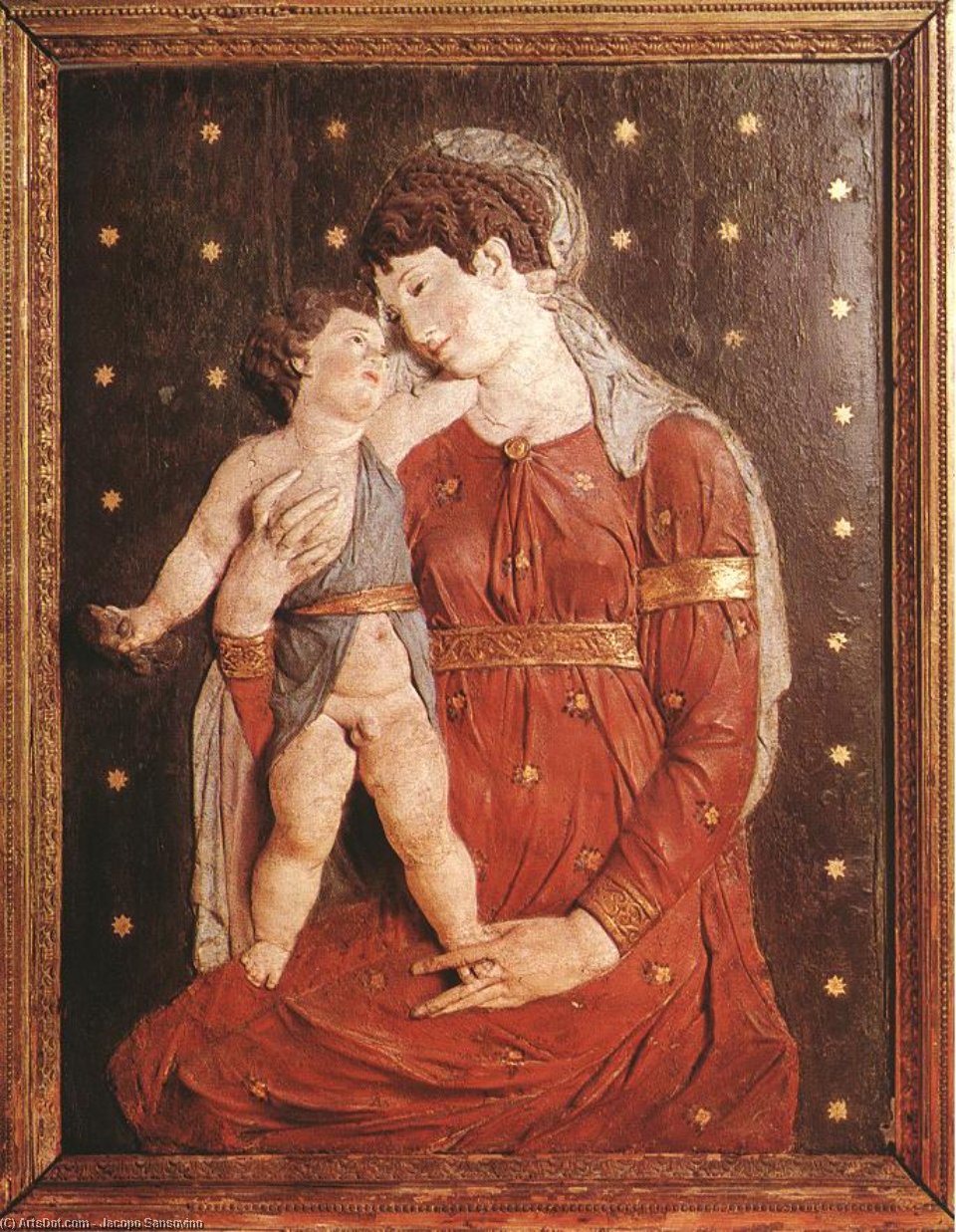 Wikioo.org - The Encyclopedia of Fine Arts - Painting, Artwork by Jacopo Sansovino - Madonna and Child