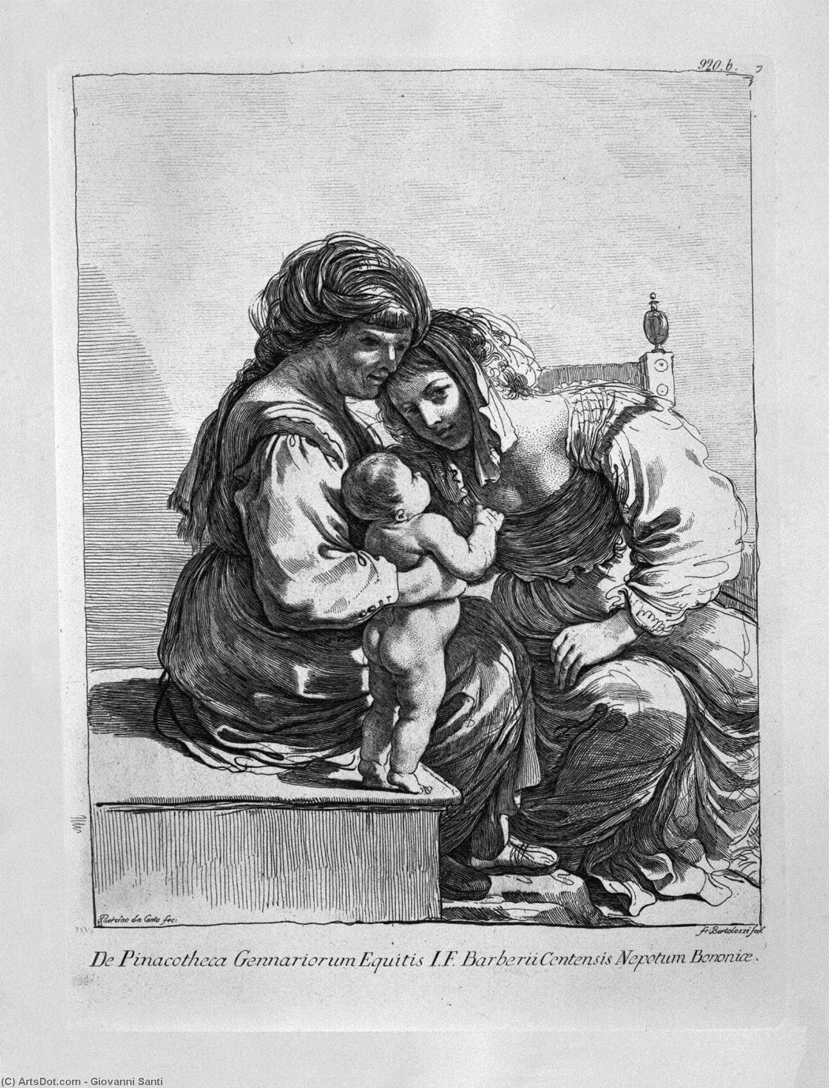 Wikioo.org – L'Enciclopedia delle Belle Arti - Pittura, Opere di Giovanni Santi - madonna col bambino