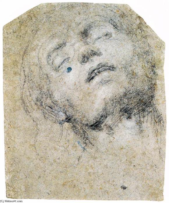 WikiOO.org - Енциклопедия за изящни изкуства - Живопис, Произведения на изкуството Giovanni Girolamo Savoldo - Head of a Man