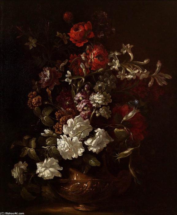Wikioo.org - The Encyclopedia of Fine Arts - Painting, Artwork by Andrea Scacciati - Still-Life with Flowers