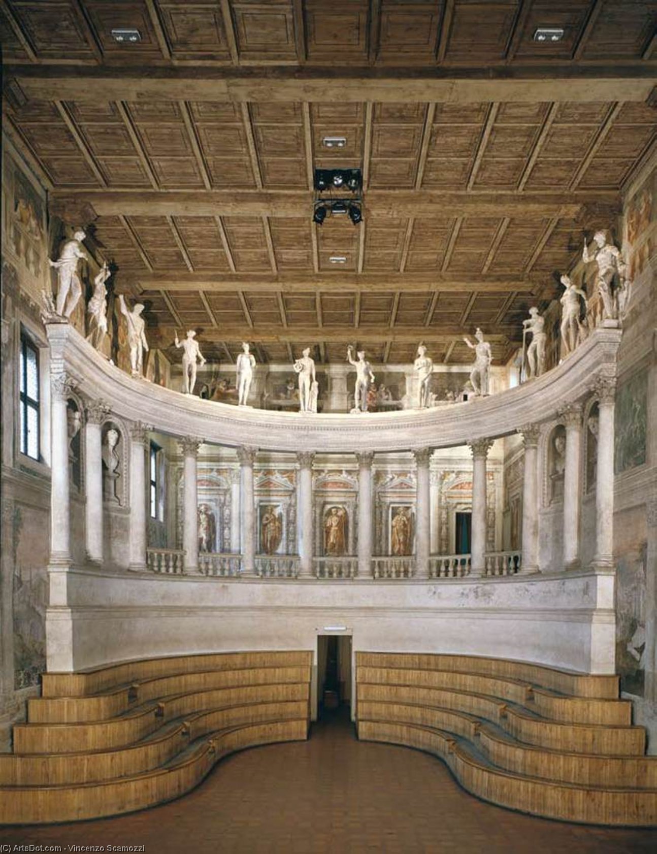 WikiOO.org - אנציקלופדיה לאמנויות יפות - ציור, יצירות אמנות Vincenzo Scamozzi - Interior