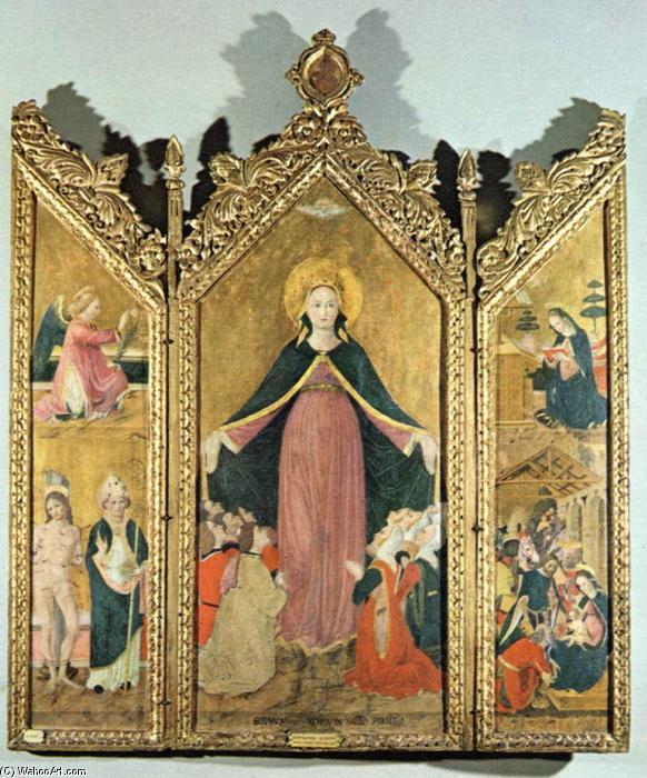 Wikioo.org - The Encyclopedia of Fine Arts - Painting, Artwork by Gottardo Scotti - Triptych