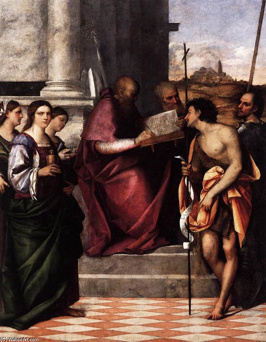 WikiOO.org - Encyclopedia of Fine Arts - Malba, Artwork Sebastiano Del Piombo - San Giovanni Crisostomo Altarpiece