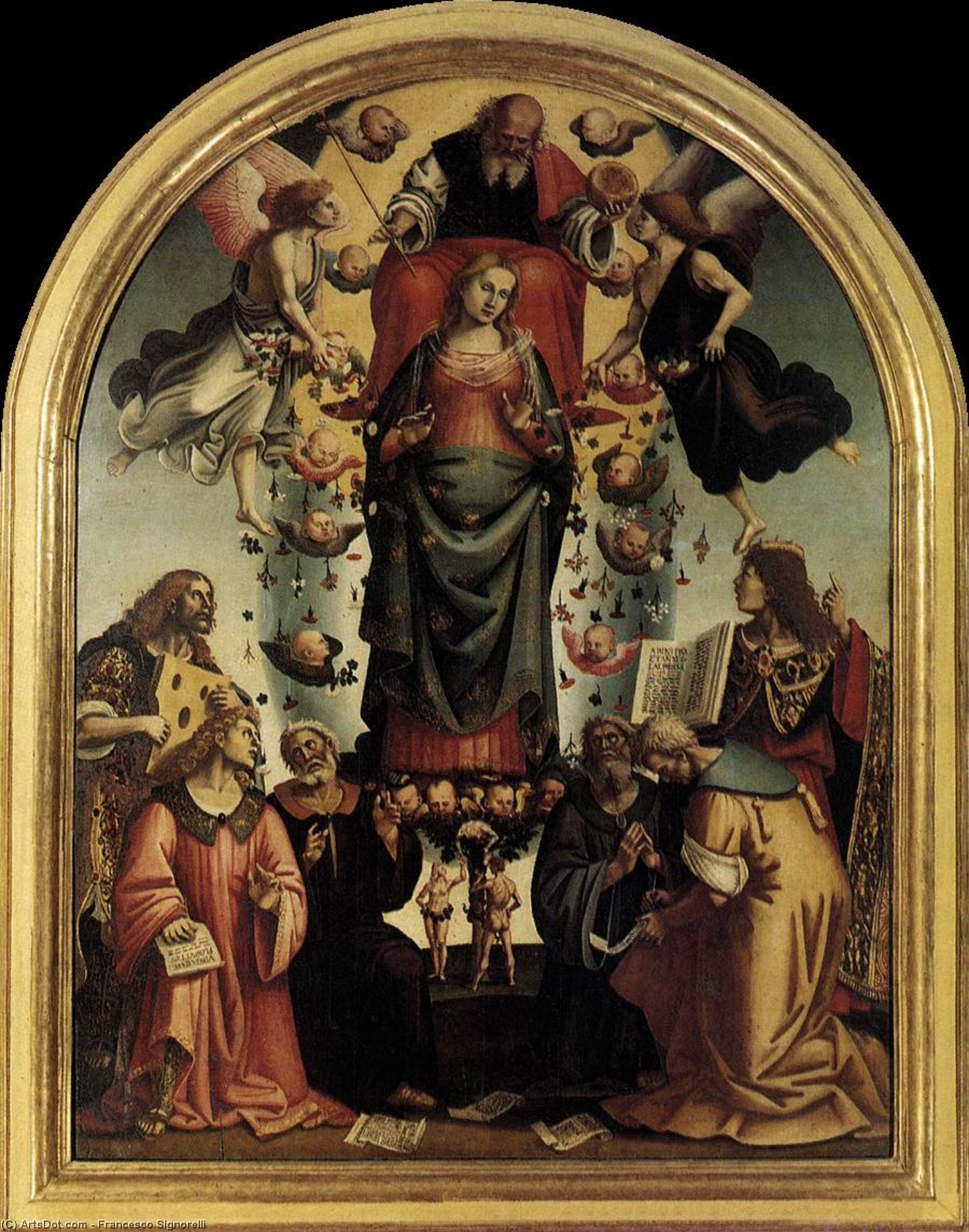 Wikioo.org - The Encyclopedia of Fine Arts - Painting, Artwork by Francesco Signorelli - Immaculate Conception