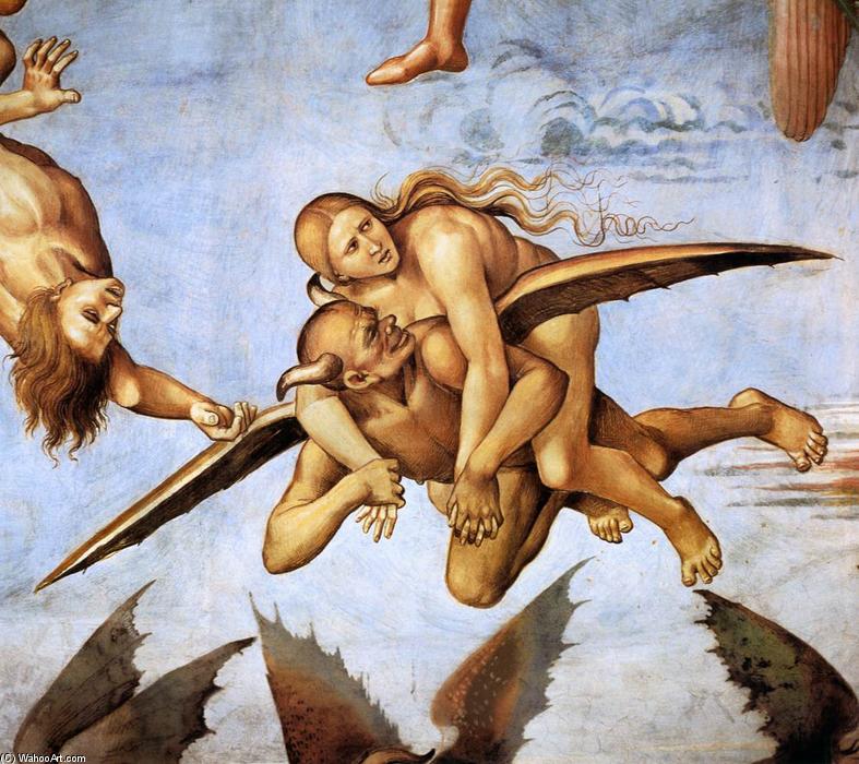 Wikioo.org – L'Enciclopedia delle Belle Arti - Pittura, Opere di Luca Signorelli - The Damned (particolare)