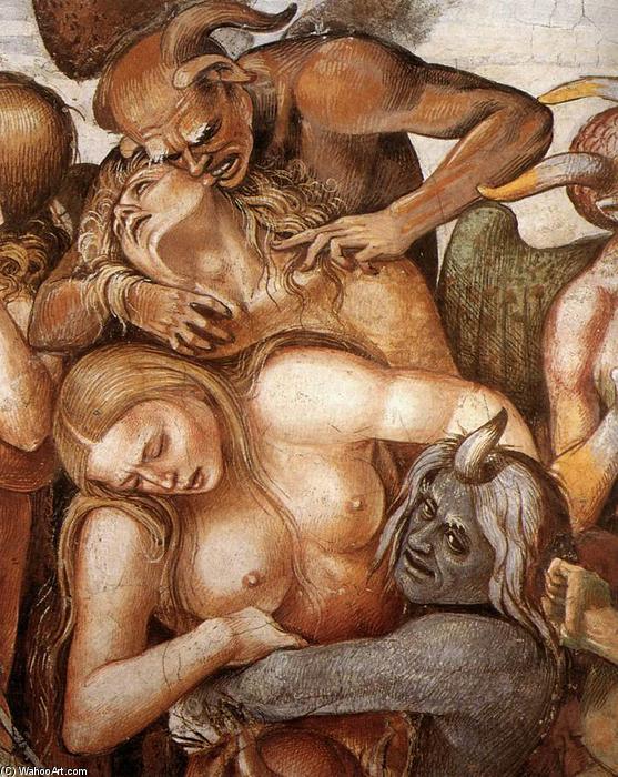 Wikioo.org - The Encyclopedia of Fine Arts - Painting, Artwork by Luca Signorelli - The Damned (detail)