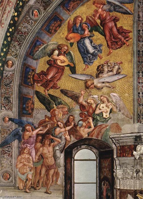 Wikioo.org – L'Enciclopedia delle Belle Arti - Pittura, Opere di Luca Signorelli - Gli eletti chiamati a Paradiso