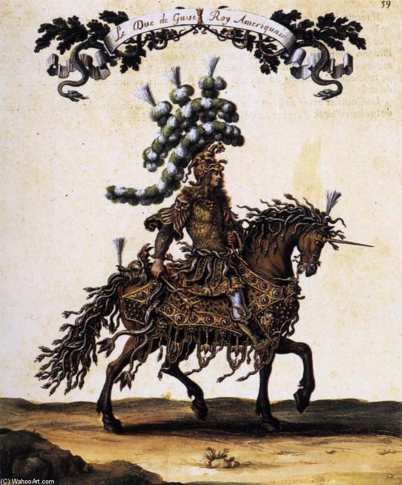 WikiOO.org - Енциклопедия за изящни изкуства - Живопис, Произведения на изкуството Israël Silvestre - Grand Cavalcade Given in Paris in 1662