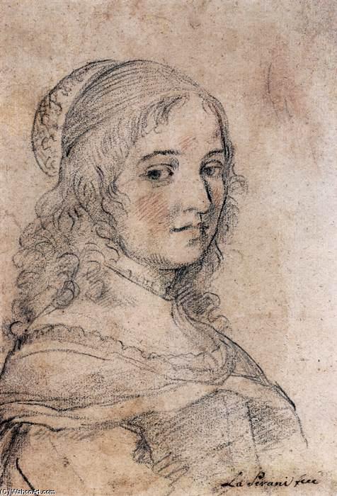 WikiOO.org - Güzel Sanatlar Ansiklopedisi - Resim, Resimler Elisabetta Sirani - Self-Portrait