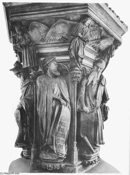 WikiOO.org - Enciklopedija dailės - Tapyba, meno kuriniai Claus Sluter - Well of Moses: Prophets Daniel and Isaiah