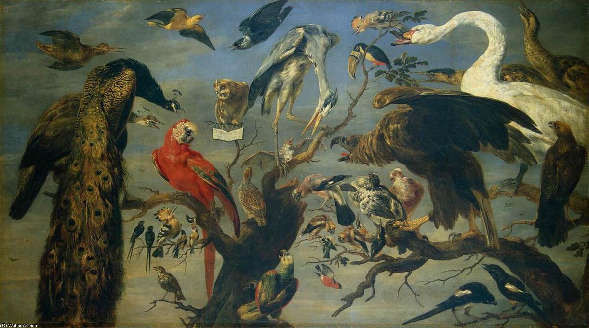 Wikioo.org – L'Encyclopédie des Beaux Arts - Peinture, Oeuvre de Frans Snyders - concert des oiseaux