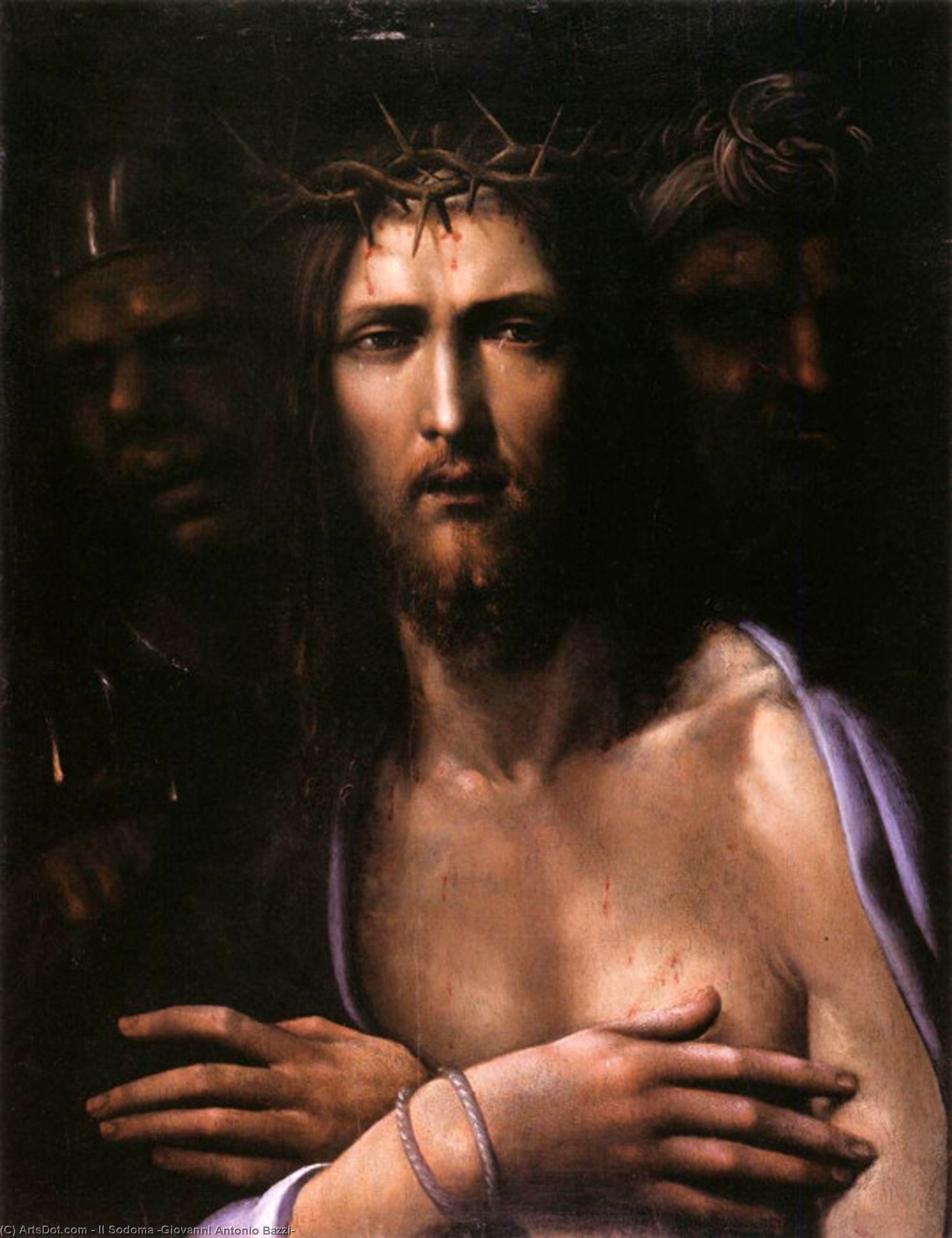 Wikioo.org – L'Encyclopédie des Beaux Arts - Peinture, Oeuvre de Il Sodoma (Giovanni Antonio Bazzi) - ecce homo