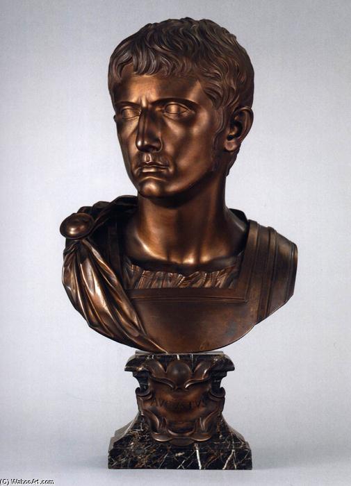 Wikioo.org - The Encyclopedia of Fine Arts - Painting, Artwork by Massimiliano Soldani Benzi - Bust of Augustus
