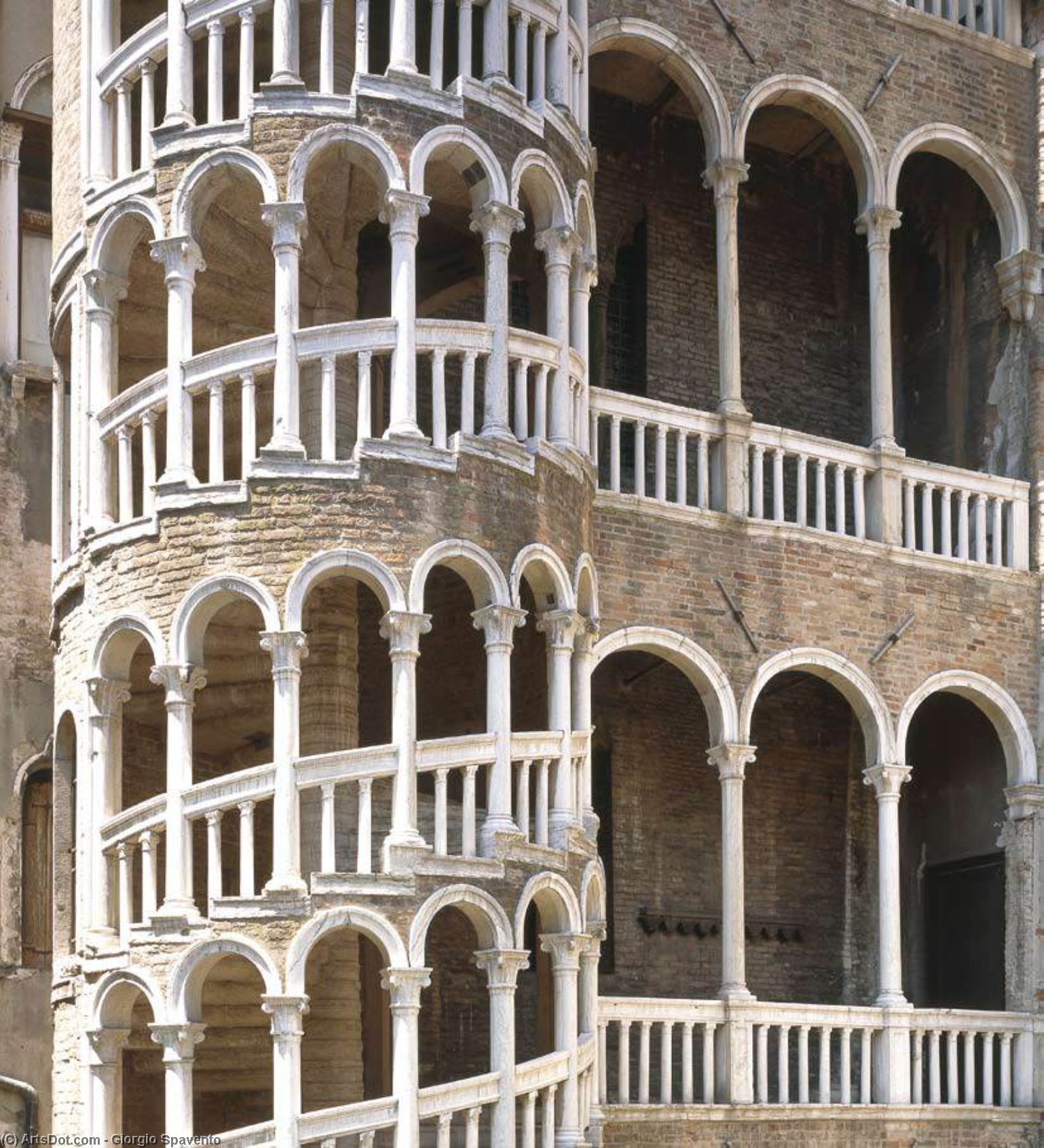 WikiOO.org - Енциклопедія образотворчого мистецтва - Живопис, Картини
 Giorgio Spavento - External staircase (Scala del Bovolo)
