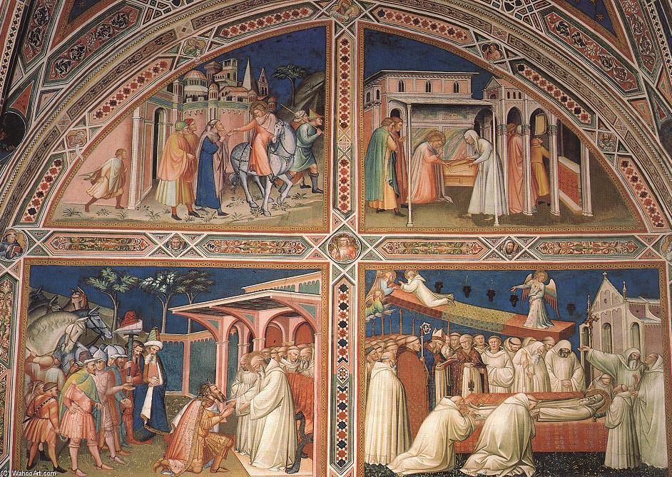 WikiOO.org - Enciklopedija dailės - Tapyba, meno kuriniai Spinello Aretino - Stories from the Legend of St Benedict