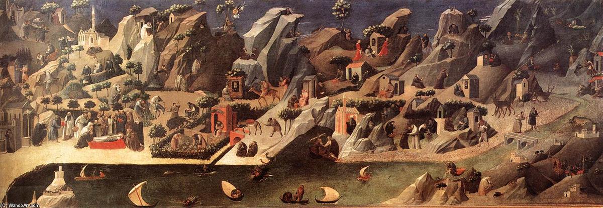 WikiOO.org - Encyclopedia of Fine Arts - Maľba, Artwork Gherardo Di Jacopo Starnina - Thebaid