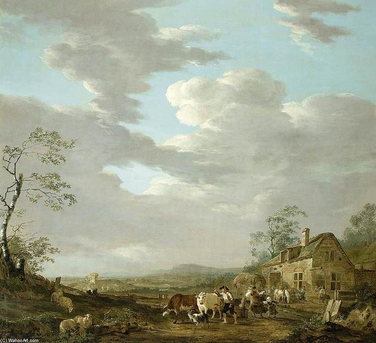 Wikioo.org - The Encyclopedia of Fine Arts - Painting, Artwork by Jacob Van Strij Dordrecht - Autumn Landscape