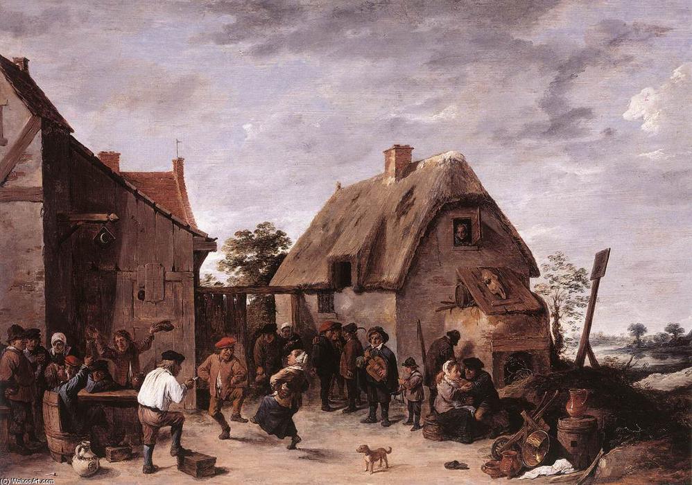 Wikioo.org - สารานุกรมวิจิตรศิลป์ - จิตรกรรม David The Younger Teniers - Flemish Kermess