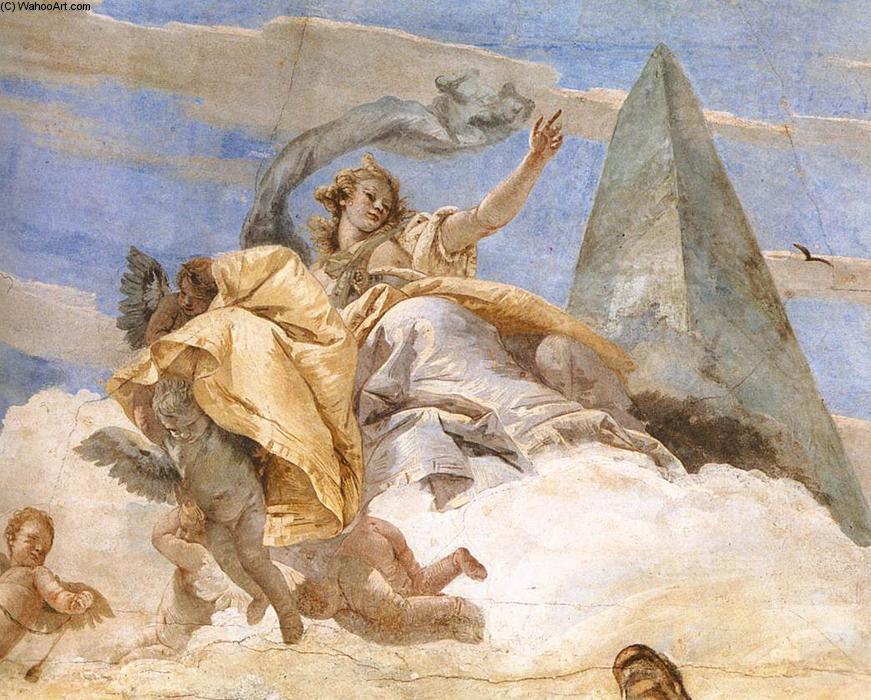 Wikioo.org - The Encyclopedia of Fine Arts - Painting, Artwork by Giovanni Battista Tiepolo - Bellerophon on Pegasus (detail)