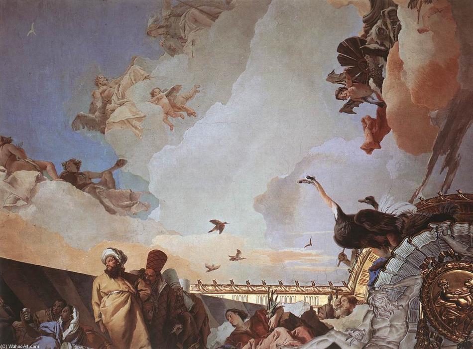 WikiOO.org - Енциклопедия за изящни изкуства - Живопис, Произведения на изкуството Giovanni Battista Tiepolo - Glory of Spain (detail)