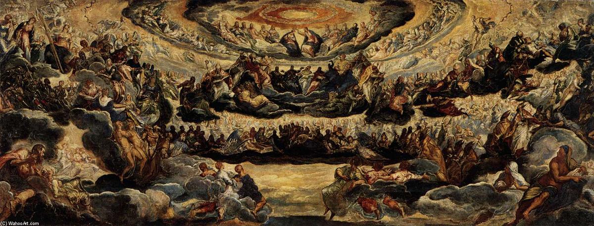 Wikoo.org - موسوعة الفنون الجميلة - اللوحة، العمل الفني Tintoretto (Jacopo Comin) - Paradise