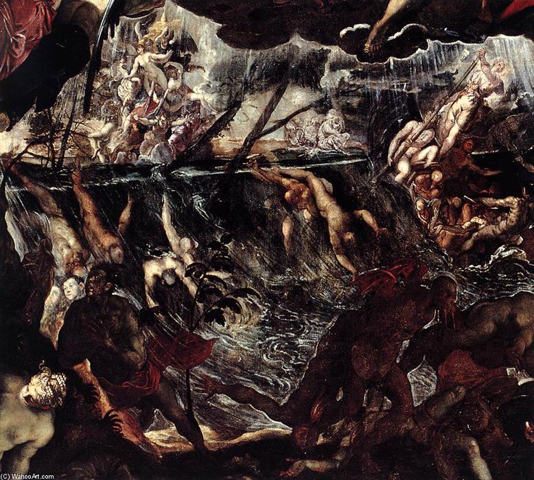 Wikioo.org - The Encyclopedia of Fine Arts - Painting, Artwork by Tintoretto (Jacopo Comin) - The Last Judgment (detail)