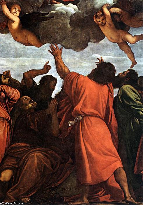 Wikioo.org - Bách khoa toàn thư về mỹ thuật - Vẽ tranh, Tác phẩm nghệ thuật Tiziano Vecellio (Titian) - Assumption of the Virgin (detail)