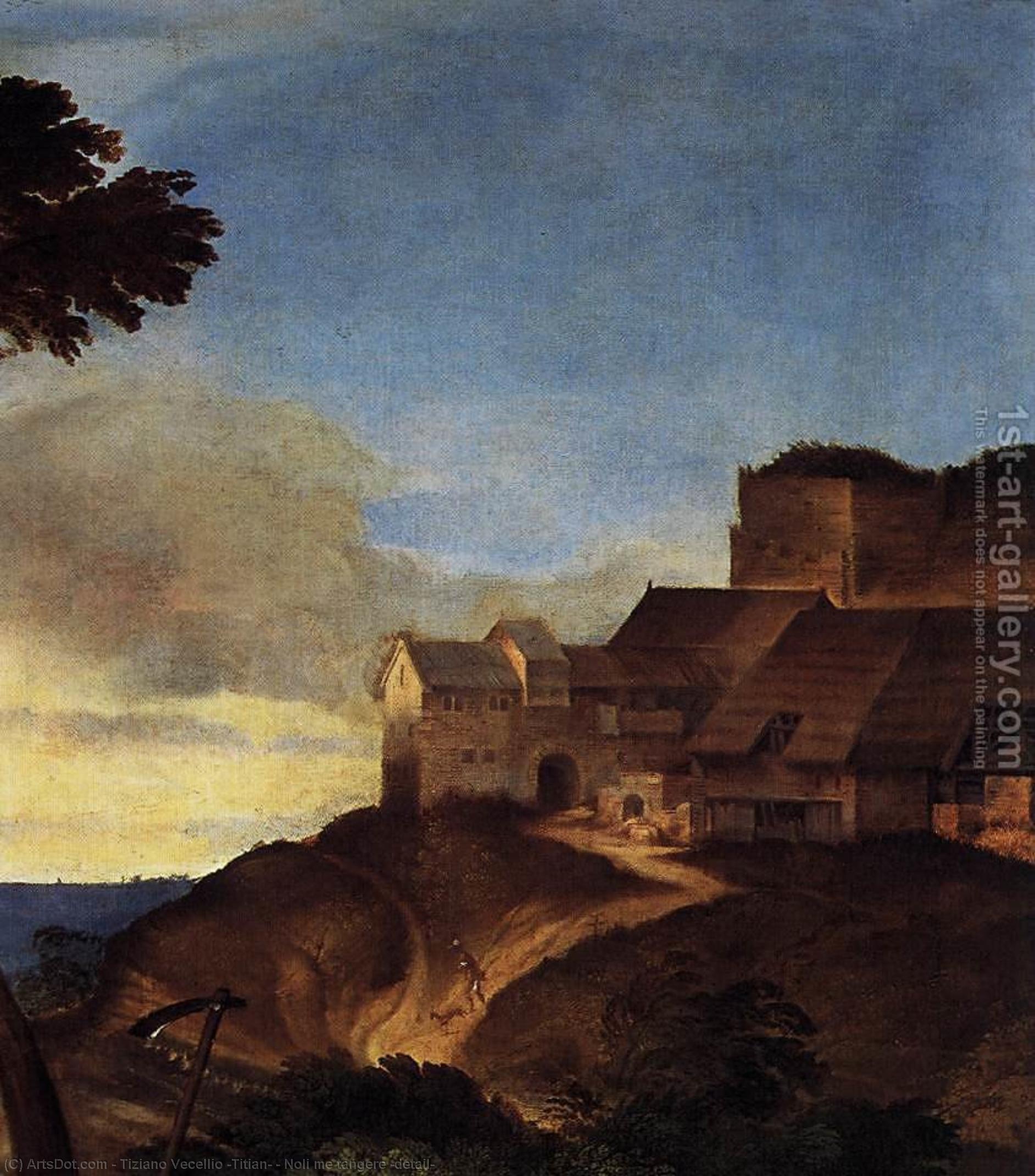 WikiOO.org - Enciklopedija dailės - Tapyba, meno kuriniai Tiziano Vecellio (Titian) - Noli me tangere (detail)