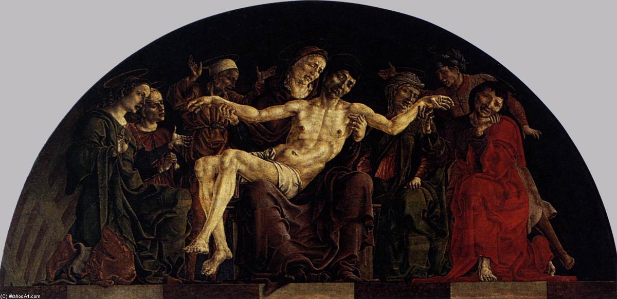 Wikioo.org - The Encyclopedia of Fine Arts - Painting, Artwork by Cosmè Tura - Pietà (panel from the Roverella Polyptych)