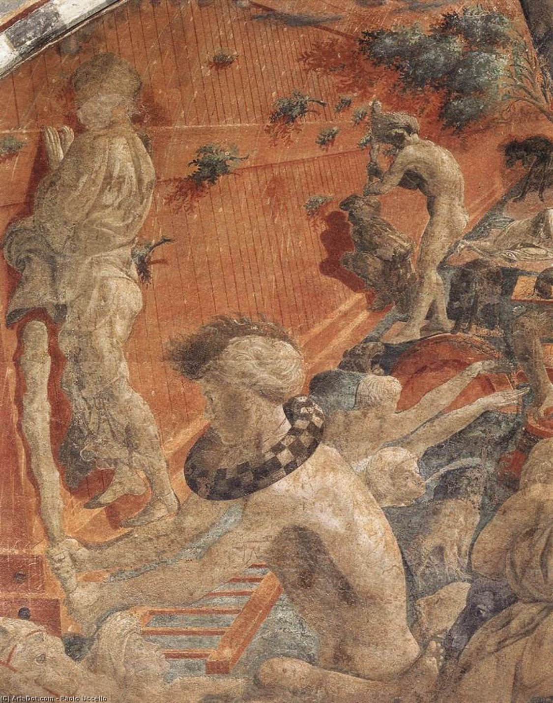 WikiOO.org - Enciklopedija likovnih umjetnosti - Slikarstvo, umjetnička djela Paolo Uccello - Flood and Waters Subsiding (detail)