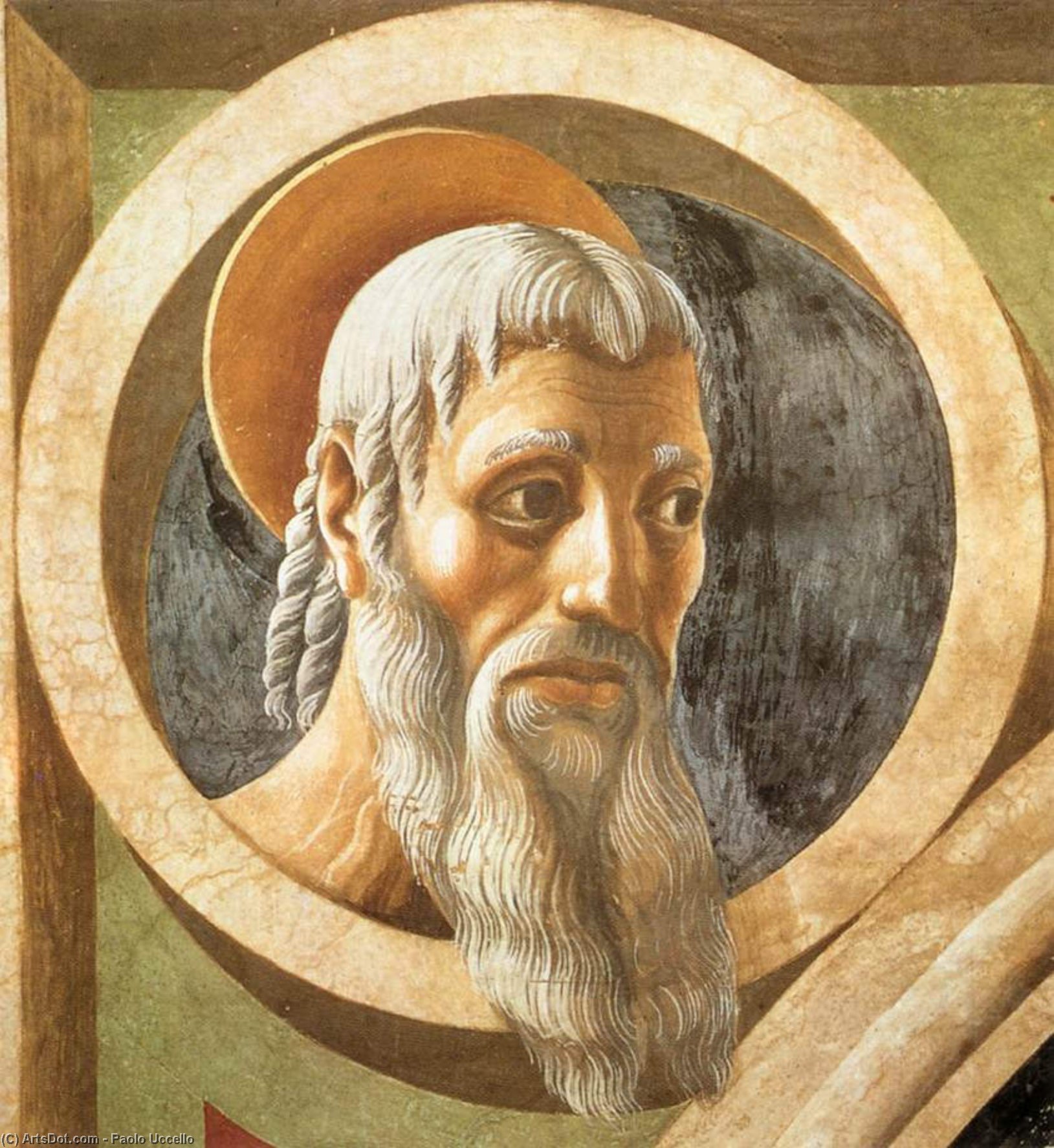 WikiOO.org - Enciklopedija likovnih umjetnosti - Slikarstvo, umjetnička djela Paolo Uccello - Head of Prophet