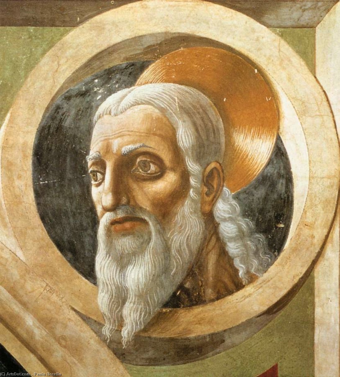 Wikioo.org - The Encyclopedia of Fine Arts - Painting, Artwork by Paolo Uccello - Head of Prophet