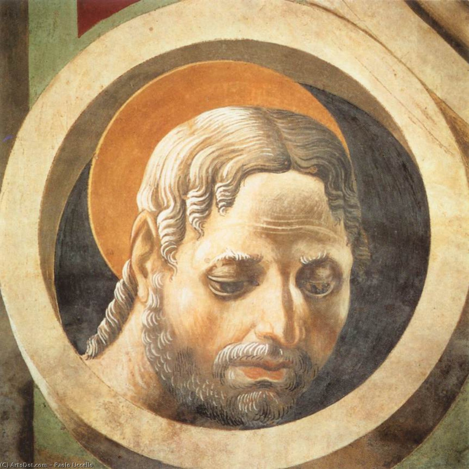 WikiOO.org - Enciclopedia of Fine Arts - Pictura, lucrări de artă Paolo Uccello - Head of Prophet