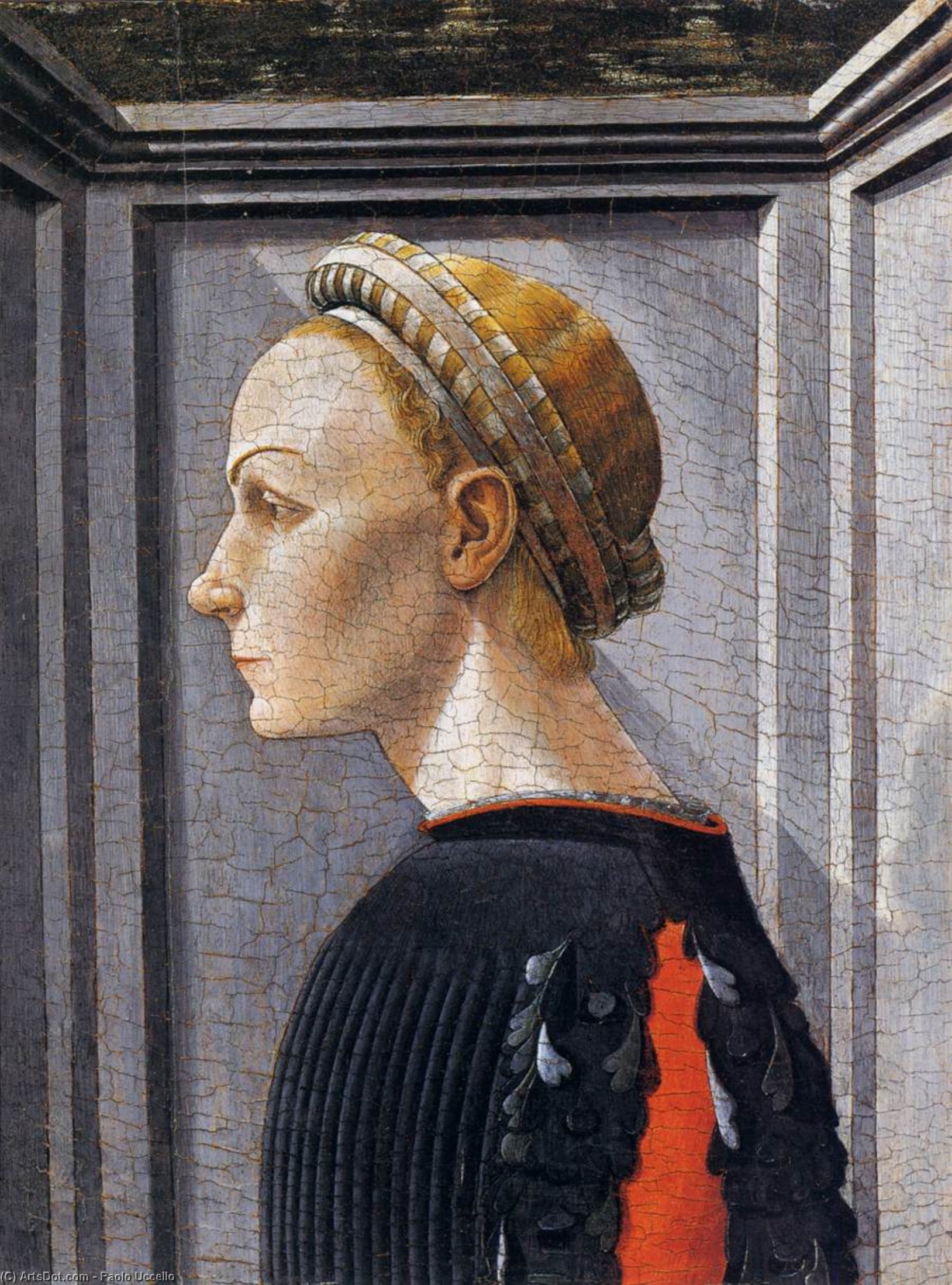 Wikioo.org - The Encyclopedia of Fine Arts - Painting, Artwork by Paolo Uccello - Portrait of a Woman