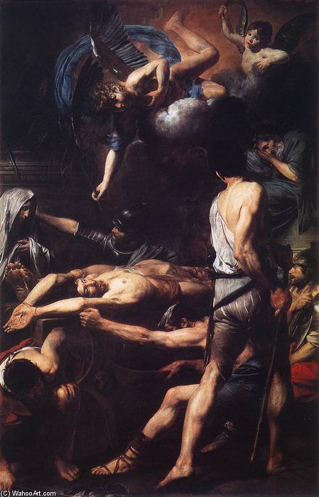 Wikioo.org – L'Encyclopédie des Beaux Arts - Peinture, Oeuvre de Valentin De Boulogne - Martyre de Saint Processus et St Martinien