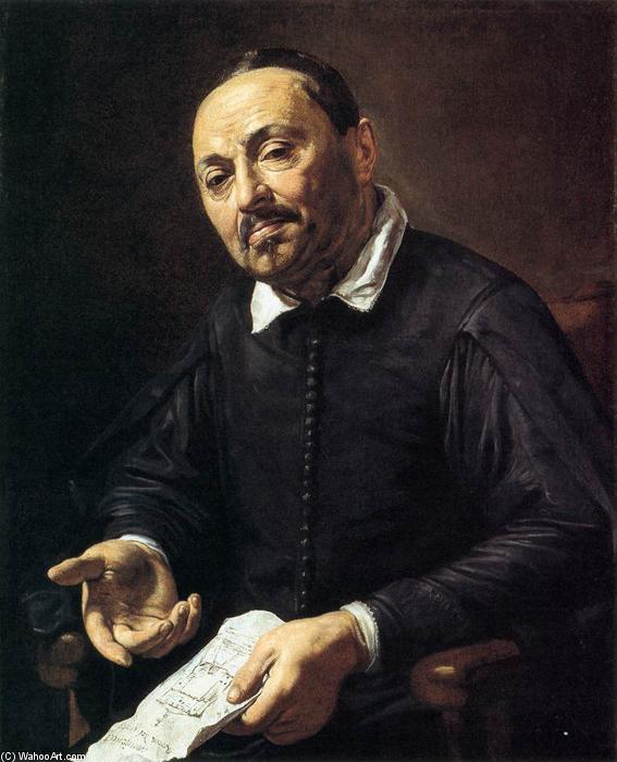 Wikioo.org - The Encyclopedia of Fine Arts - Painting, Artwork by Valentin De Boulogne - Portrait of Raffaello Menicucci