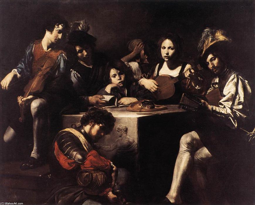 Wikioo.org - The Encyclopedia of Fine Arts - Painting, Artwork by Valentin De Boulogne - The Concert