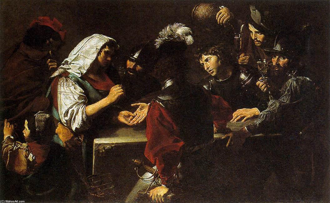 Wikioo.org - The Encyclopedia of Fine Arts - Painting, Artwork by Valentin De Boulogne - The Fortune Teller