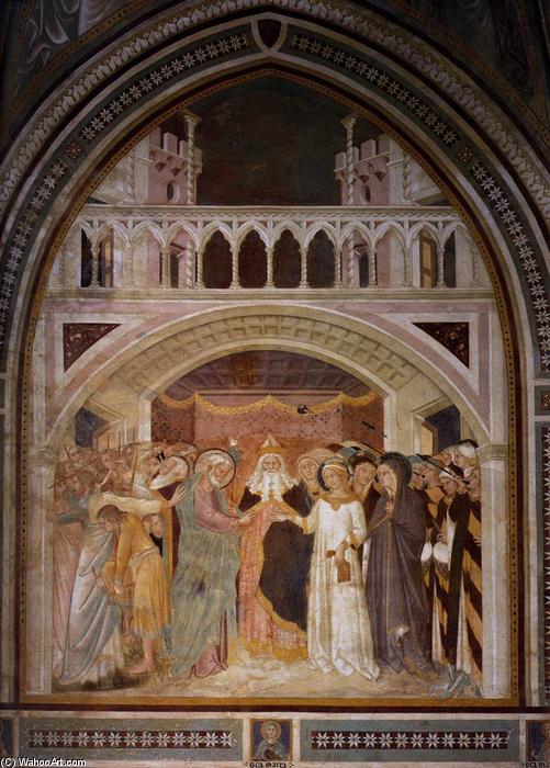 WikiOO.org - Encyclopedia of Fine Arts - Målning, konstverk Lippo Vanni - The Betrothal of the Virgin