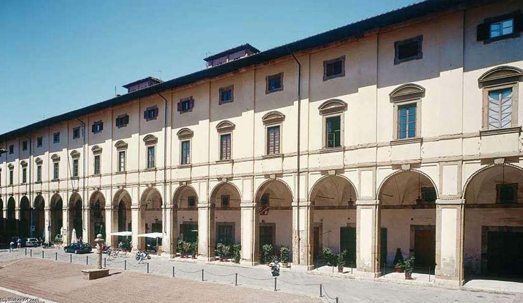 WikiOO.org - Εγκυκλοπαίδεια Καλών Τεχνών - Ζωγραφική, έργα τέχνης Giorgio Vasari - Palazzo delle Logge